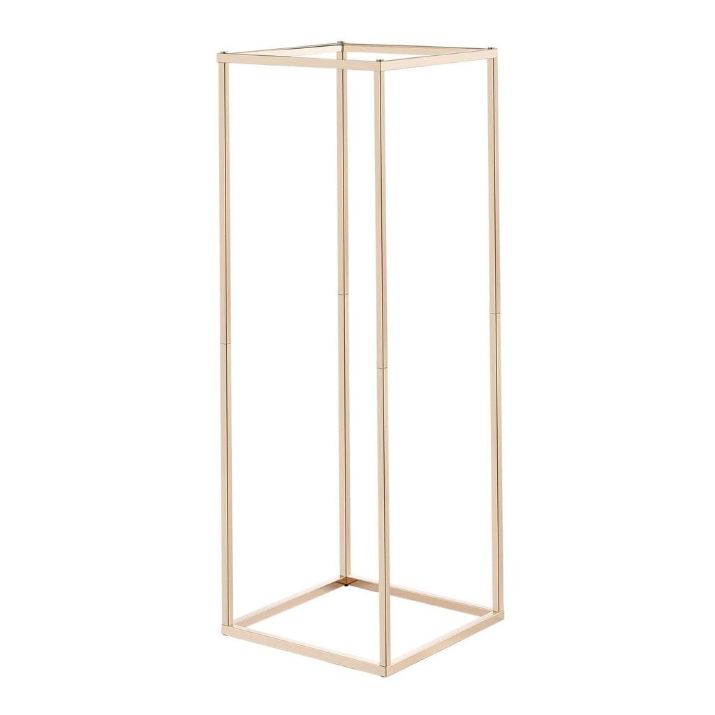 Wedding Flower Stand, 10PCS 80cm Column Flower Stand, Floral Stands with Hidden Screw, Rectangular Cubic Floral Display Rack for Wedding, Party,