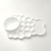 New Plastic Paint Palette Tray White Portable Watercolor Mixing Tray 3D Printing Pigment Tray Palette For Adults