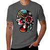 Traditional Gypsy Tattoo Piece Tshirt Work Utility Short Sleeve Shirt
