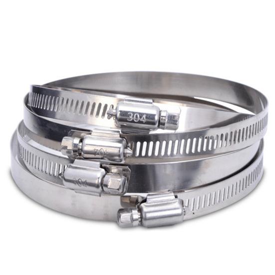 Verstellbare Edelstahl Wasserrohrschelle Schneckengetriebe Schlauch Rundrohrklemme