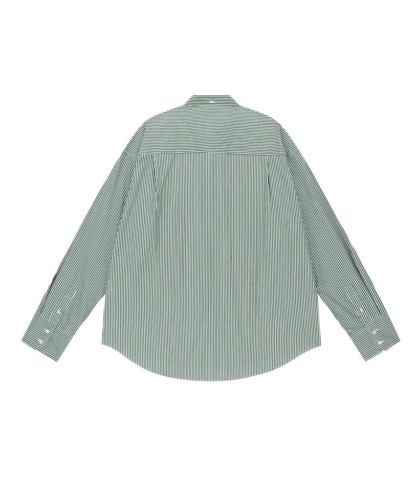 ENDOOR Piano Over Shirt (Green Stripe)