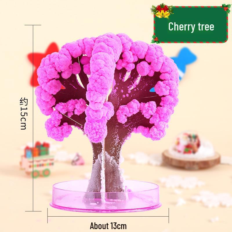 Children s DIY Magic Crystal Tree - Colorful Blooming Paper Tree Toy