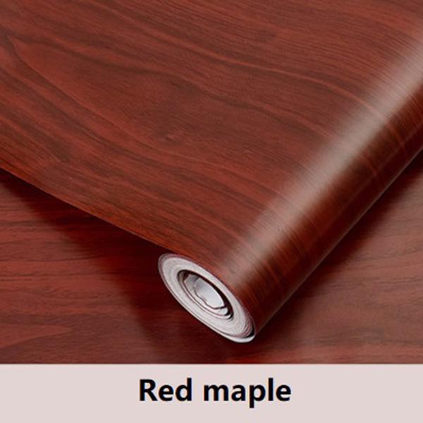 Buy 40CMX5M Wood Grain PVC Sticker Waterproof Self Adhesive Wallpaper