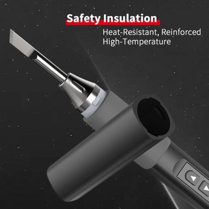 Intelligent Temperature Control Soldering Iron 96W Welder High Power Welding Pen for Fast Heating &Precise Welding