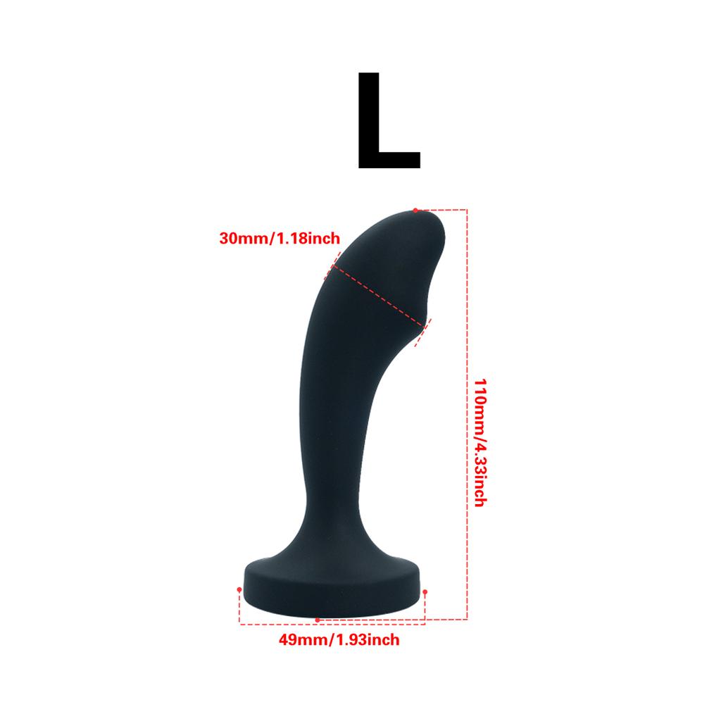 Unisex Silicone Anal Plug 3 Sizes with Crystal Base Safe Design for Women And Men Adult Sex Toy Dildo