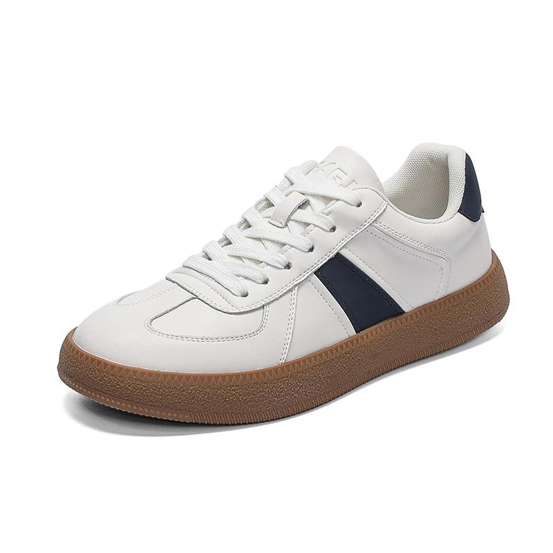 22 новые весенние немецкие тренировочные кроссовки на платформе нескользящие повседневные кеды кожаные повседневные туфли 38