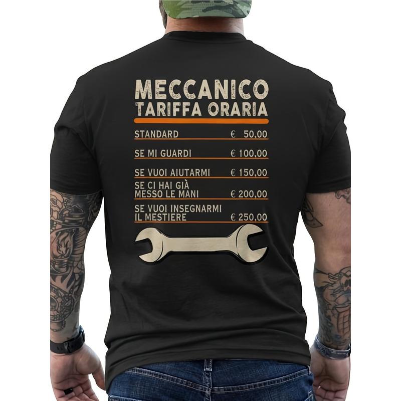 Mechanic's T-Shirt with Print - Fun and Perfect Gift for Mechanics