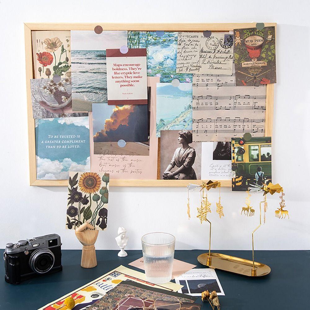 20 STÜCKE DIY Posterkarten-Aufkleber Mehrfarbig Hintergrund Wandaufkleber NEU DIY Tapete Heimdekoration