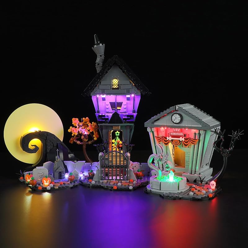 LIGHTAILING Light for Lego-21351 Disney Tim Burton's The Nightmare Before Christmas - Led Lighting Kit Compatible with Lego Building Blocks Model -