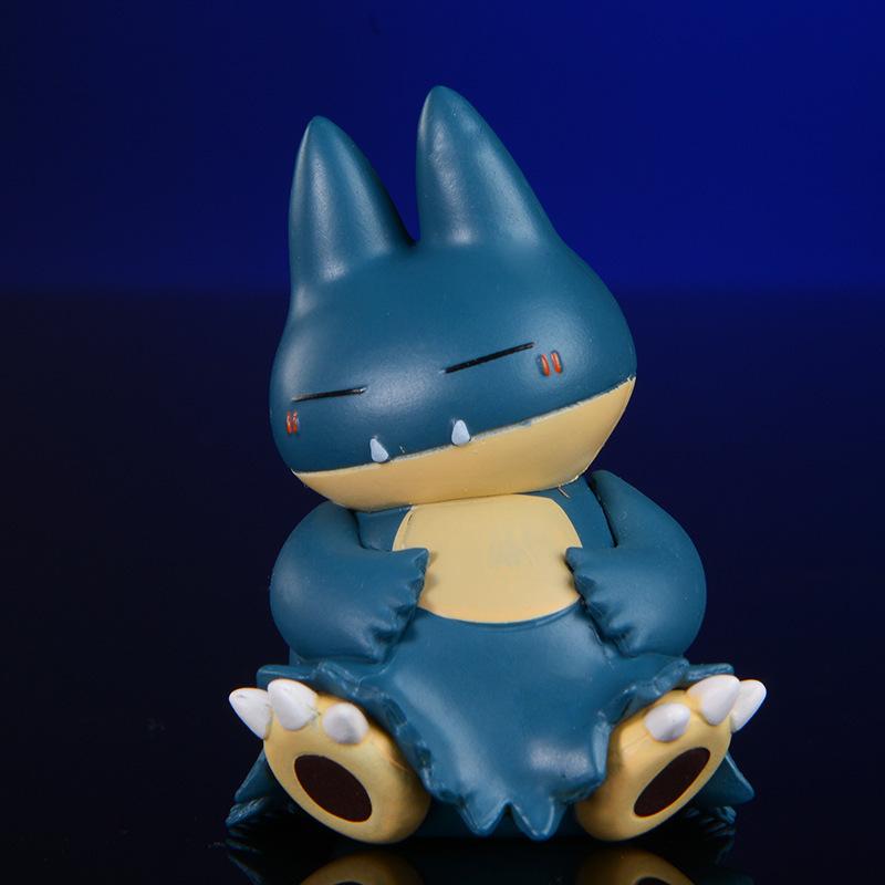 Pokemon Cute Psyduck Munchlax Snorlax Figure Toys Kawaii Anime PVC Figurine Model Dolls Children Gift