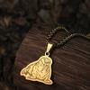 Kinitial Chubby Pacific Walrus Necklace For Men Women Stainless Steel Necklaces Chain Sea Animal Male Necklace Jewelry Gifts