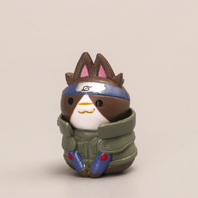 Small Size 8-piece Cat Figure Set Pvc Material 3cm Non-assembled Characters Collection