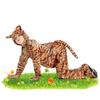 Kids Boys Girls Animals Tiger Leopard Jumpsuit Hat Set Halloween Role Play Dress Up Cosplay Costume