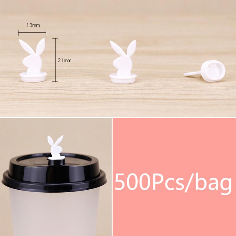 Disposable Coffee Cup Lids Stoppers Injection Caps Heart-Shaped Circle Plug Takeaway Packing Milk Tea Cups Leak Proof Plug