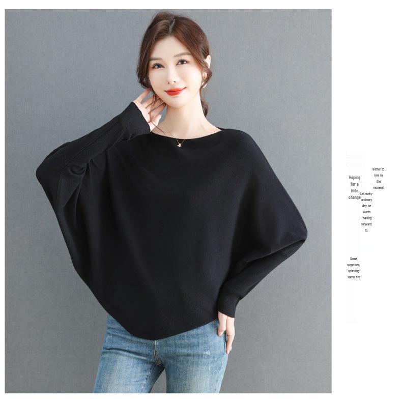 Übergroßer Fledermausärmel-Lockerer Pullover für Damen - Herbstkollektion 2025