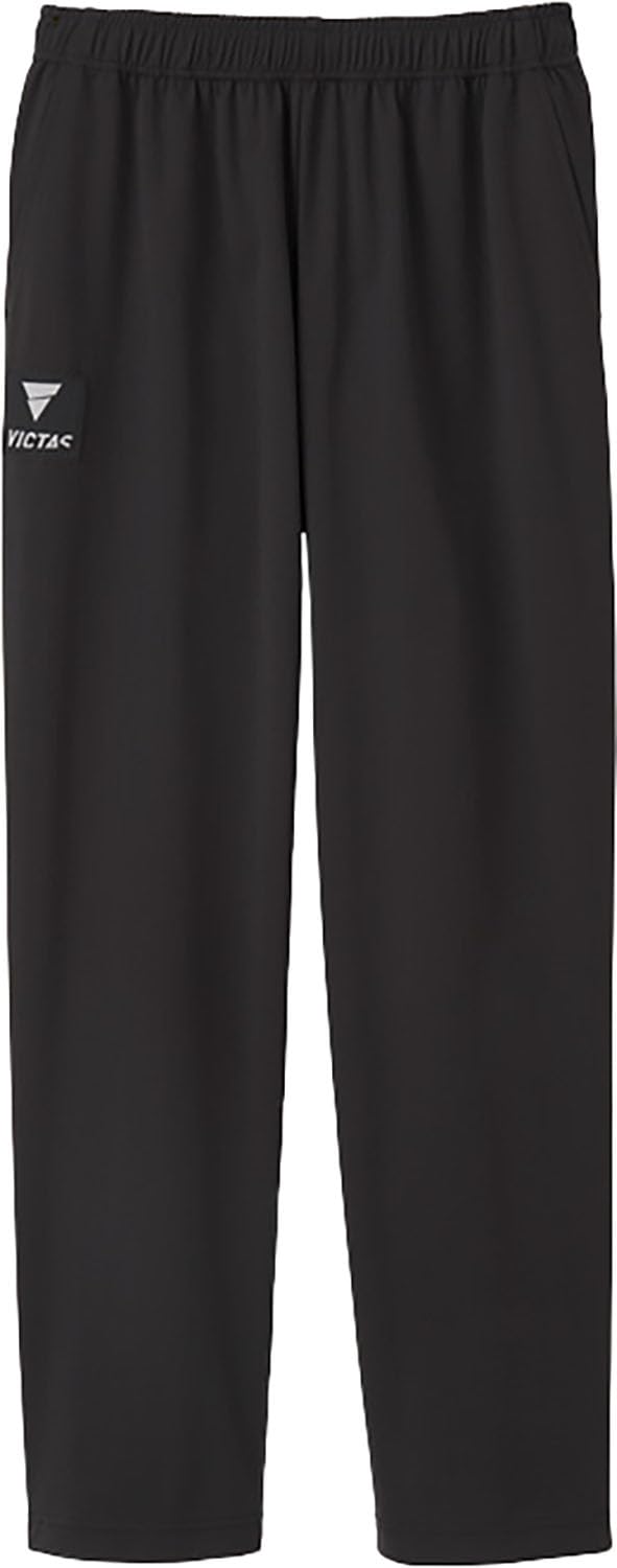 

VICTAS Table Tennis Training Size 3XL Pants, Sweat-Wicking, Quick-Drying, Stretchy, Unisex, V-JP510, Black, чёрный