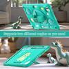 For iPad Pro 11 (2024) Case Cartoon Dinosaur Hand Strap Kickstand PC+Silicone+TPU Cover
