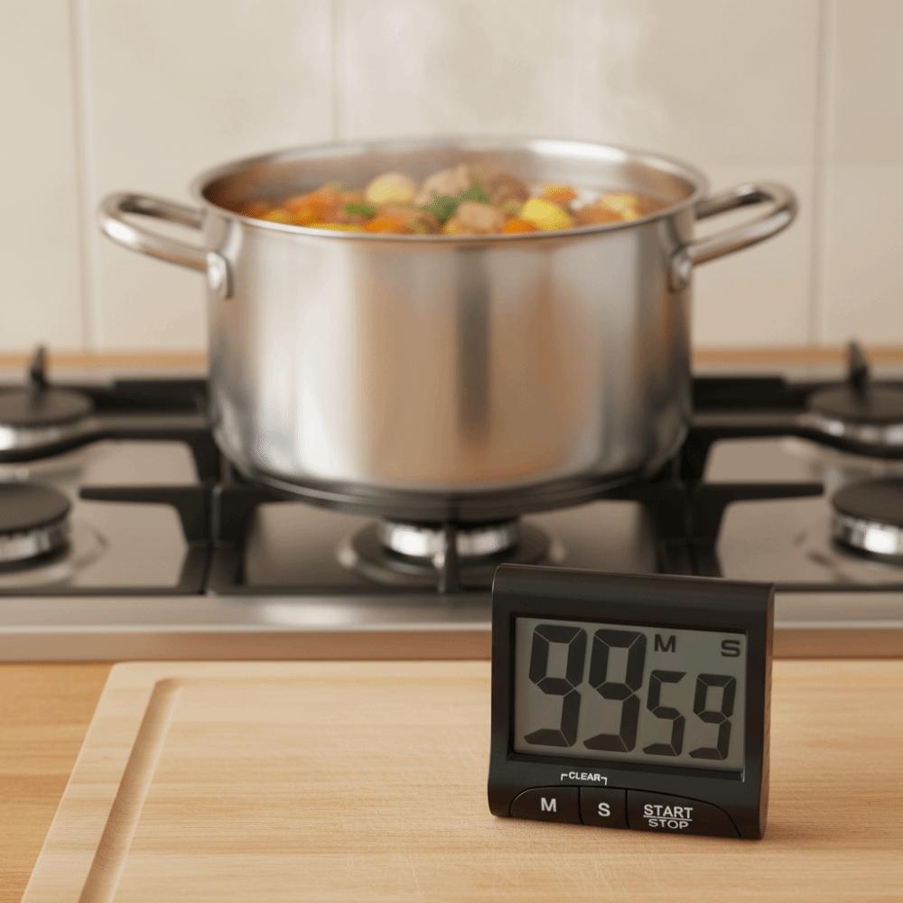 Loud Alarm Cooking Timer Large Display Screen Study Timer Multi-functional Cooking Reminder Baking