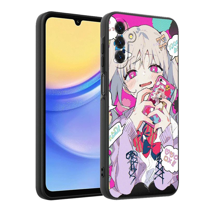Anime Kwaii Girl Ins Style Soft Phone Case for Samsung A17 A37 A57 A16 A26 A36 A56 A15 A25 A35 A55 A14 A24 A34 A54 A13 A23 A33 A