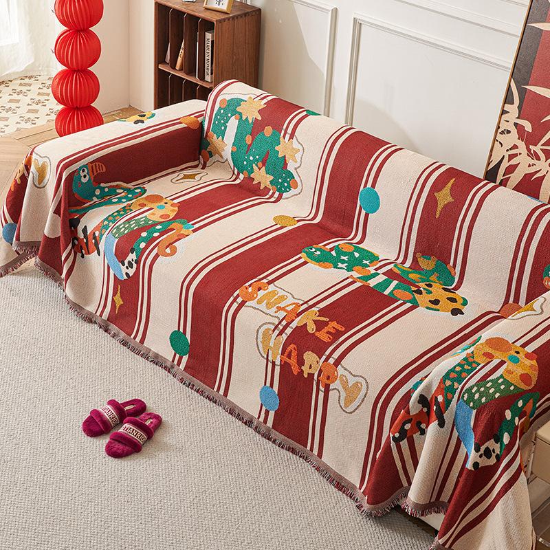 Sofa Cover Cloth Towel 2025 Popular New Four-season Universal Anti-cat Scratch Leather Sofa Special Cover Cushion Blanket
