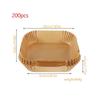 100/200Pcs Air Fryer Disposable Paper Square Air Fryer Accessories Oil-proof Liner Non-Stick Mat for Kitchen Oven Baking