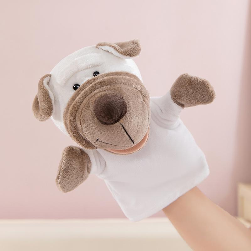 Hand Puppet Toy Animal Hand Soothing Doll Show Lion Can Open Mouth Animal Doll Kindergarten Lecture Props