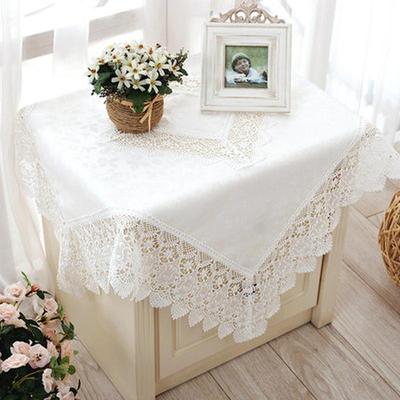Europe Embroidered Tablecloth Table Dining Table Cover Jacquard Lace Palace Style Coffee Table Cloth Hollow Cover Table Flag