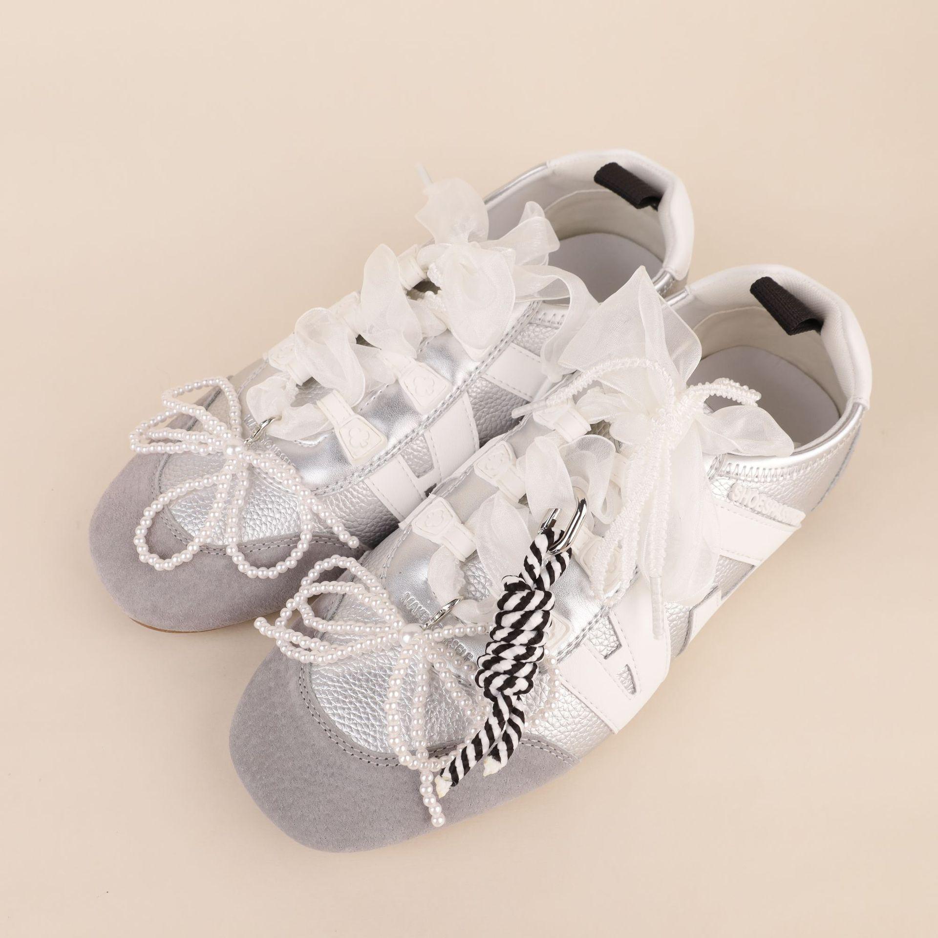 Серия Miu Красочный плетеный шнурок Подвеска для обуви и сумки - Сделай сам Ручная работа Пряжка для обуви Украшение Кенгуру.