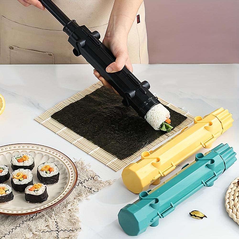 Plastic DIY Striped Sushi Mold Convenient Sushi Rice Ball Making Tool Set Suitable for Breakfast, Lunch and Dinner Making Convenient