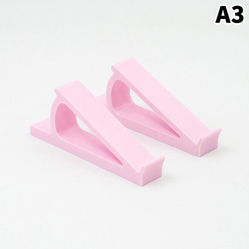 1Pair Portable Keyboard Elevated Stand Plastic Computer Keyboard Riser Raised Keyboard Angle Monitor Holder For Office Home