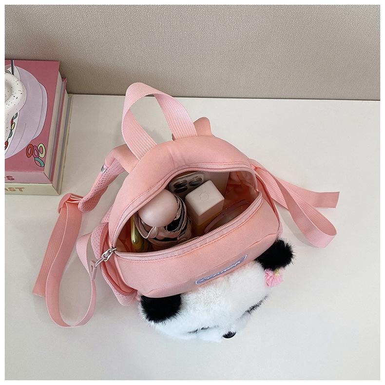 Schoolbag Backpack Chest Bag Cartoon Plush Backpack College Wind Travel Casual Cute Children's Gifts Girls School Bag Wholesale