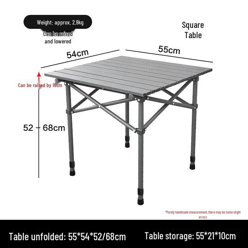 Height-Adjustable Outdoor Camping Table & Chair Set