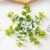 Artificial Plants Leaves Hot Sales High Quality Festival Party Home Wedding Wreath Wall Garden Decoration Cheap Diy Gift Holiday