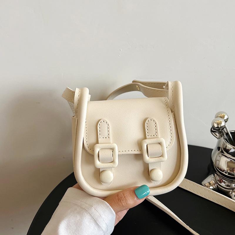 Damen Retro Mini Satteltasche - Lippenstift Handtasche, Schlichter Lässiger Schulter- oder Umhänge-Stil