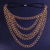 Stonefans Multi Layer Thigh Chain Harness Female Accessories Sexy Metal Belt Prsonality Vintage Garter Leg Chain Body Jewelry