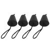 4PCS With Lanyard Scupper Plug Kit Flexible Silicone Universal Kayak Plug  for Kayaks