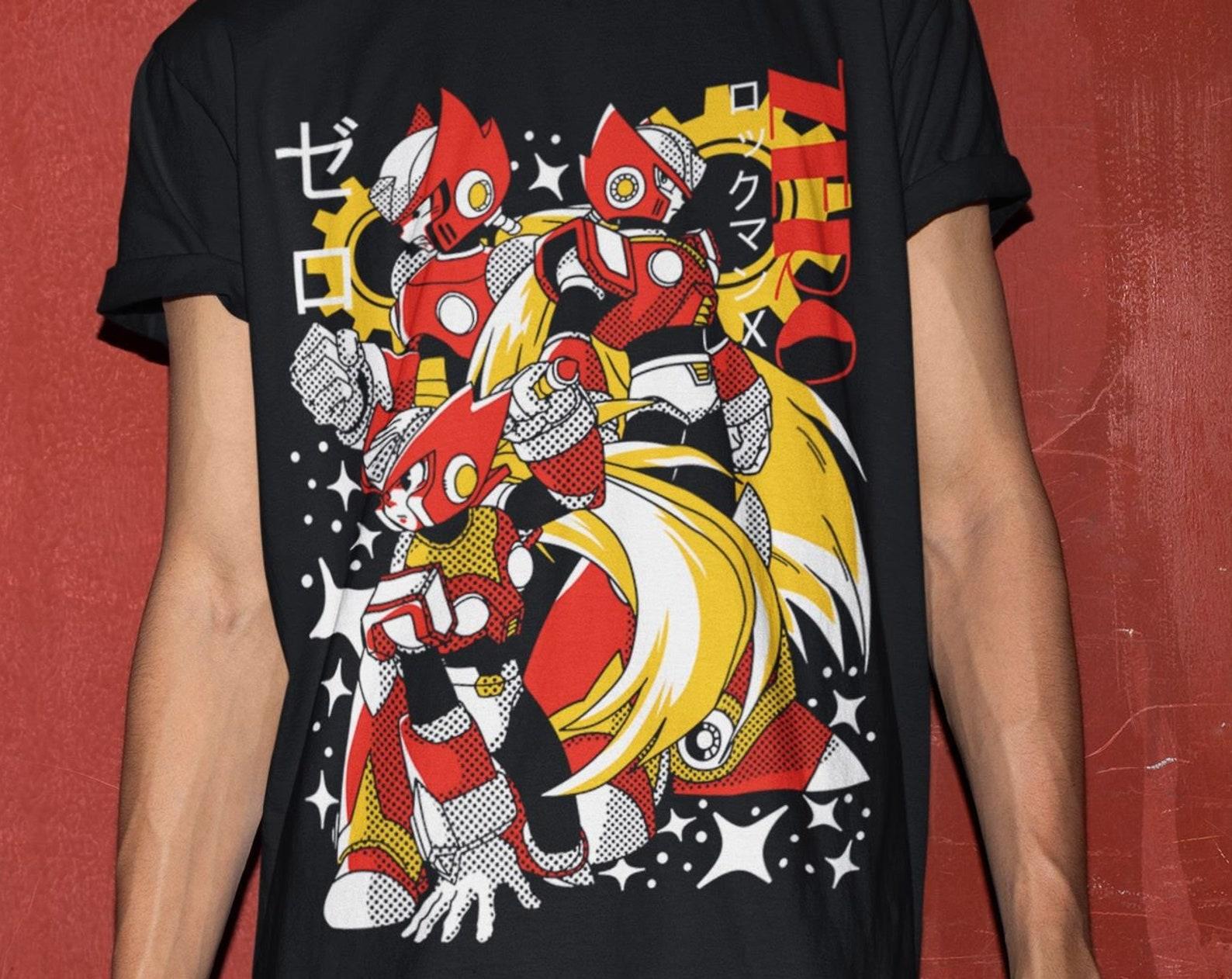 Mega Man Blue Bomber Gaming Shirt 4XL