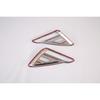 Chrome Rear Fog Light Lamp Frame Cover Trim For - Kia Forte K3 2pcs