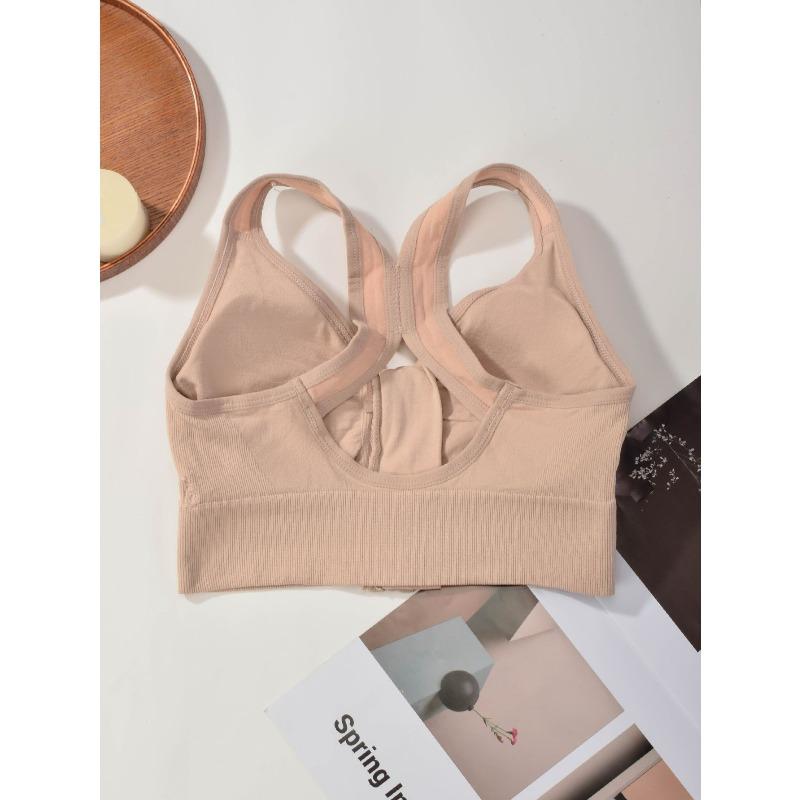 Plus Size Sports Bra, Back Beauty Design, Push Up Anti Saggy Yoga Bra, Seamless Fitness Running Workout Bras for Women