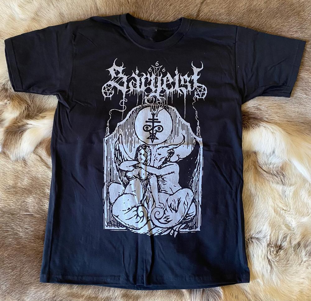 Sargeist - Lascia Entrare il Diavolo Grigio Maglietta Album Band Regalo Per Fan Dalla S alla 5XL S5031 Maglietta Unisex
