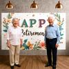 Retirement Backdrop Nature-inspired Party Display Retirement Display Butterfly Design Celebration Backdrop For Retirement