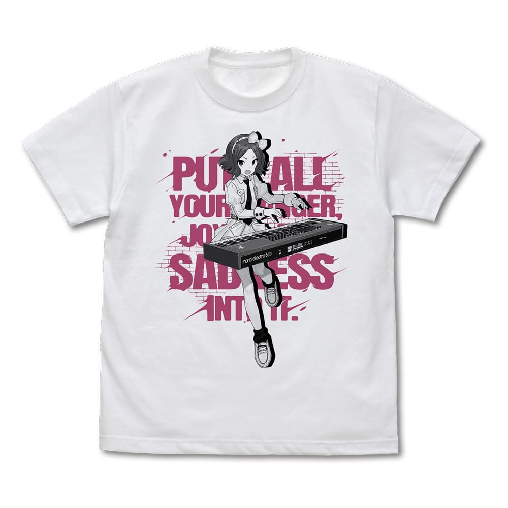 

[Официальный] 2D COSPA Girls Band Cry Томо Эбицука Вложи всё. футболка БЕЛАЯ размер L