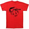 Men's Anti-Flag Big Gunstar T-shirt Small Red