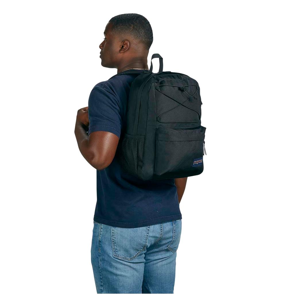 JanSport Flex Pack Rucksack, Unisex schwarzer Rucksack