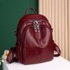 High Quality Youth PU Leather Backpacks For Teenage Girls Female School Bag  Backpacks  New Fashion Woman Backpack