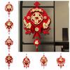 Traditional Chinese New Year Decoration Pendant with Tassels Hanging Ornament Chinese Knot  Wall