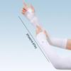 Breathable Ice Silk Sunscreen Sleeves UV Protection Thin Sun Protective Sleeve Cooling Arm Cover Outdoor Sports