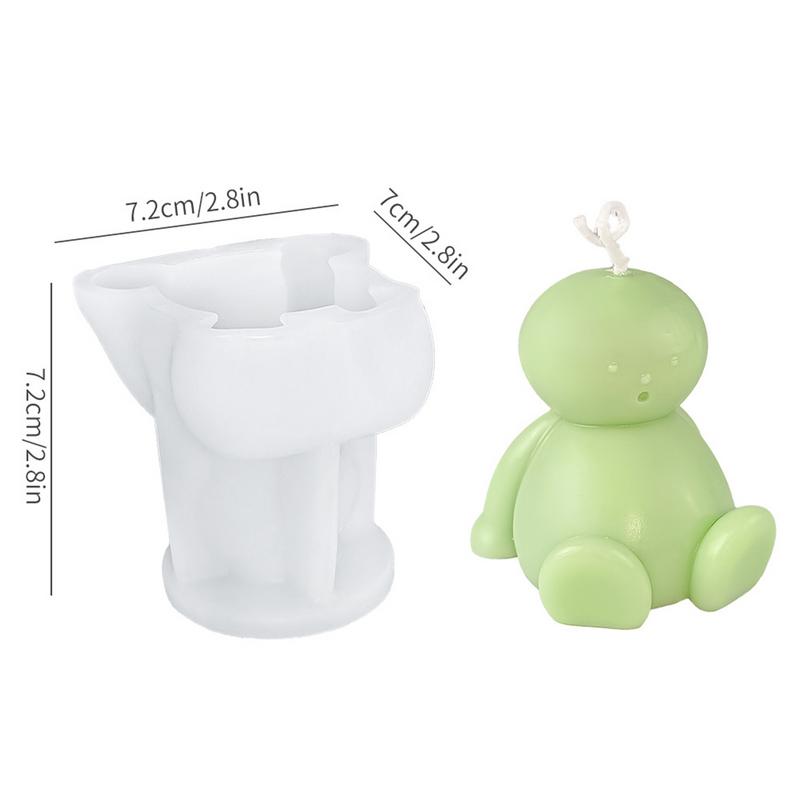 Aromatherapy Candle Silicone Mold Christmas Aromatherapy Candle Silicone Mold Cartoon Shape Casting Art Crafts For Making Candle