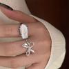 Korean Bowknot Pearl Ring: Elegant Women's Fashion Accessory