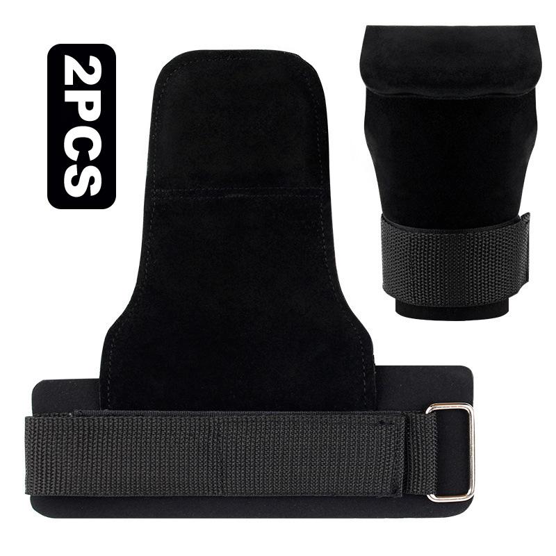 

Рукоятки без отверстий для пальцев, защита ладоней из коровьей кожи, аксессуары для кроссфита для подтягиваний, тяжелой атлетики, гирь, гимнастики.